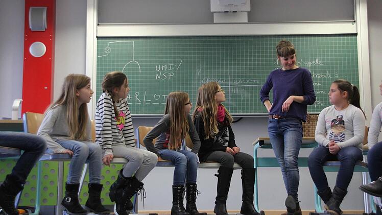 Die Schulkinder sollen für die französische Sprache begeistert werden.
