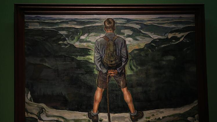 Aus der Ausstellung "Wanderland"  im Germanischen Nationalmuseum Nürnberg. Foto: Barbara Herbst