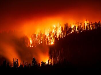 Waldbrand in Kalifornien