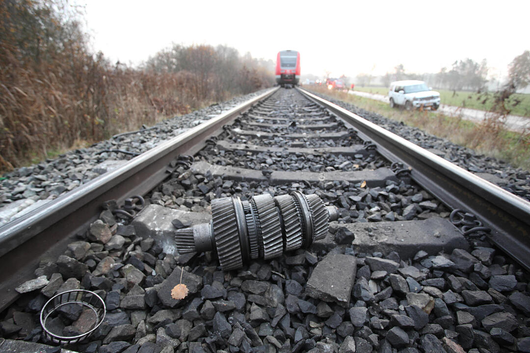 Tagbilder: Zugunglück in der Oberpfalz