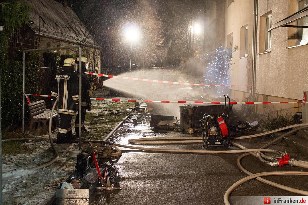Mehrfamilienhaus in Schwabach nach Wohnungsbrand nicht mehr bewohnbar