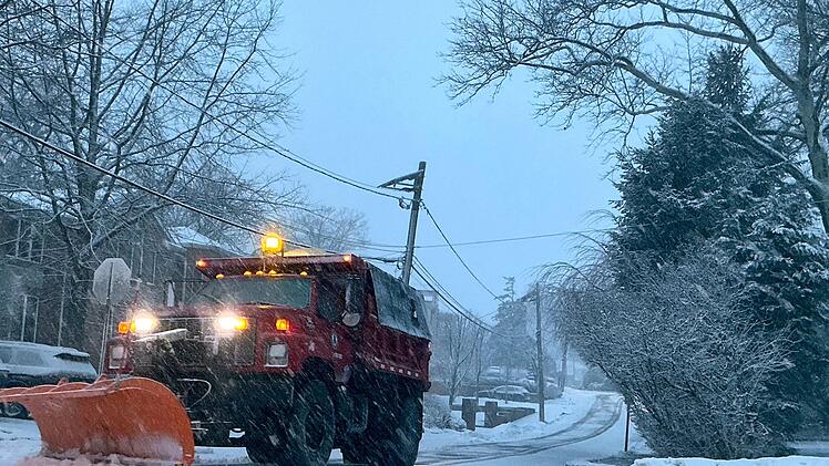 Winterwetter in New Jersey