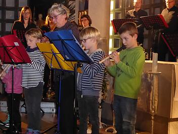 Flötengruppe  mit Klara Seiler Foto: Heidi Amon