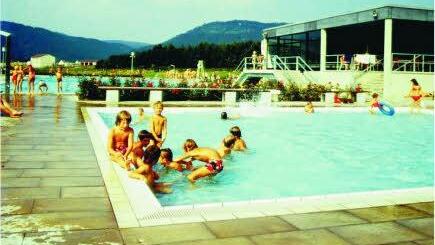 Das Freibad in den 1970er Jahren.