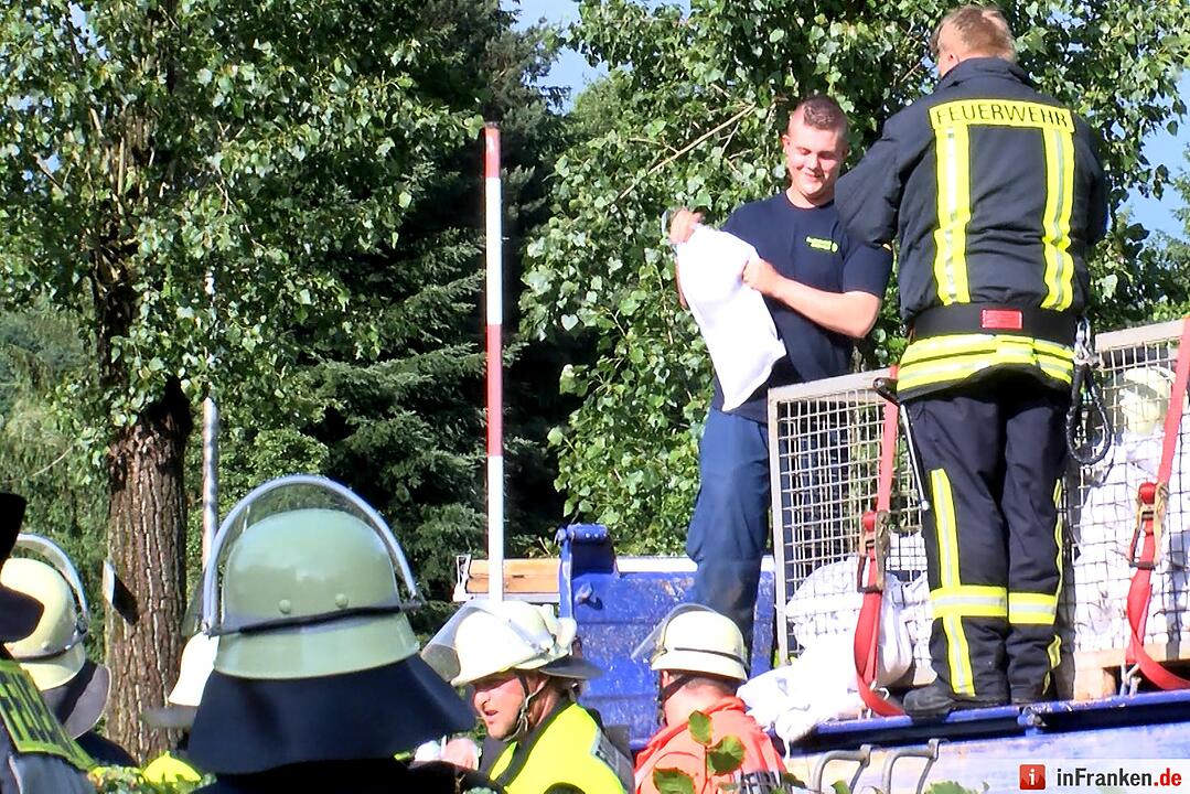 Überschwemmungen im Kreis Haßberge
