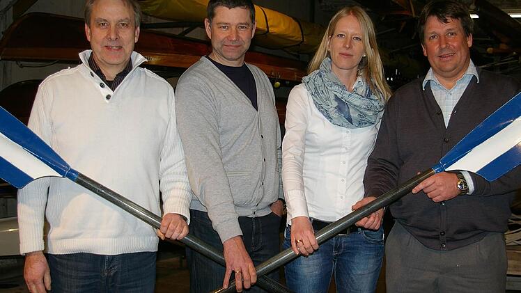Aus fünf mach vier: Nach dem Rücktritt von Gerd Bock wurden Richard und Guido Böhm, Simone Günther und Dieter von der Kall im geschäftsführenden Vorstand mit großer Zustimmung wiedergewählt. Jetzt will das Team die Jugend ins Boot holen. Fotos: Tom Müller