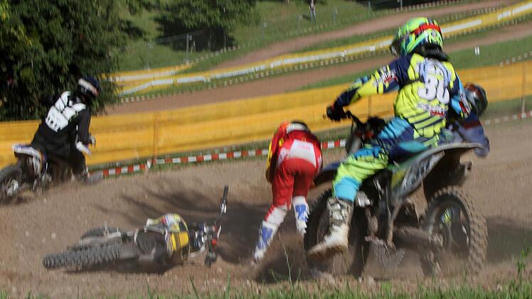 Dieser Sturz ging noch einmal glimpflich aus.