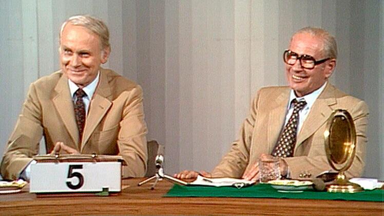 Alle gingen gerne zu Lembke, hier Loriot alias Vicco von Bülow als Stargast.