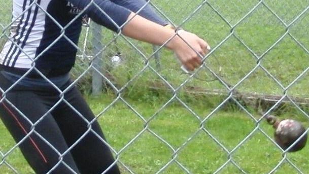 Christin Hohenberger holte Gold im Drei-Kampf der weiblichen A-Jugend.