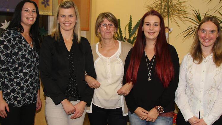 Das Stadtsteinacher Hortteam aus - von links: Nicole Wimmer, Tina Hempfling, Ellen Buchmeier, Maria Wunderlich und Birgit Popp. Foto: Sonny Adam