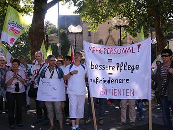 Verdi hat die Mitarbeiter von Helios für Dienstag bis Donnerstag zum Streik aufgerufen.  Archivfoto: Markus Klein