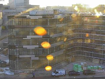 Das neue Landratsamt in Erlangen soll insgesamt 39,42 Millionen Euro kosten. Bei einzelnen Gewerken steigen die Kosten. Insgesamt liege man jedoch unter dem Kostenplan. Foto: Landratsamt Erlangen-Höchstadt