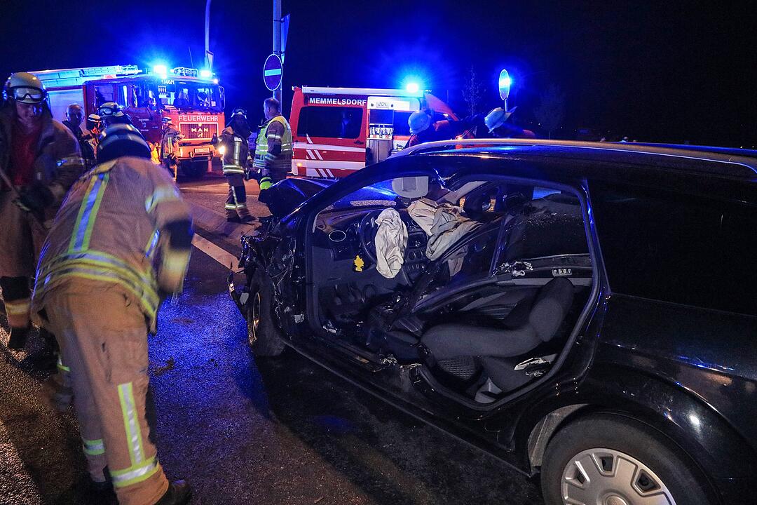 Schwerer Unfall zwischen Bamberg und Memmelsdorf