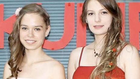 ...sowie Anna-Maria Fehn und Theresa Thumbach (Maximilian-von-Welsch-Schule)
