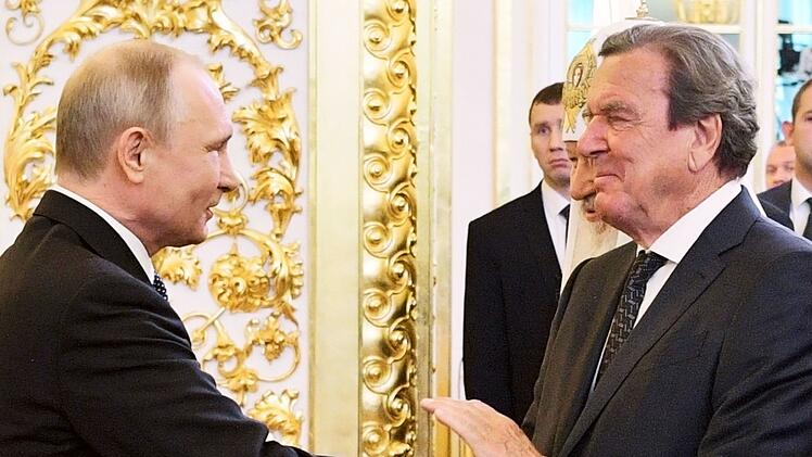 Putin und Schr&ouml;der