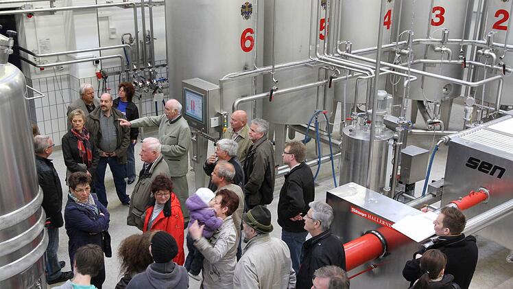 Die neue Brauerei konnte am Festwochenende besichtigt werden.