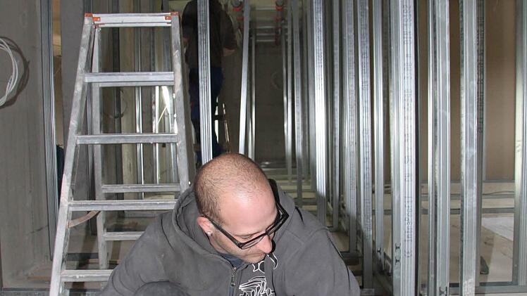 So sah es während der Bauphase aus.