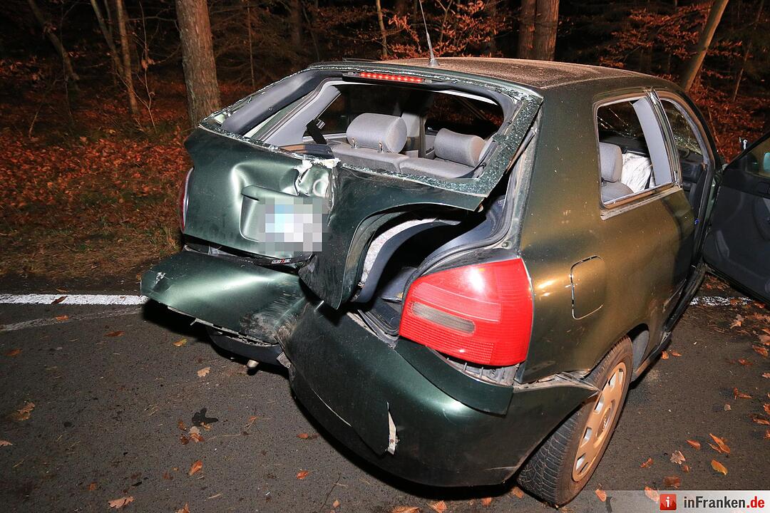 Schwerer Unfall wegen Wildwechsel bei Oberhaid