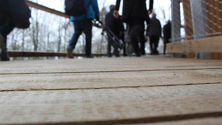 Das Wochenende war der Härtetest für den Pfadbelag.Foto: Anette Schreiber