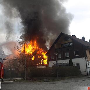 Brand in Steinwiesen