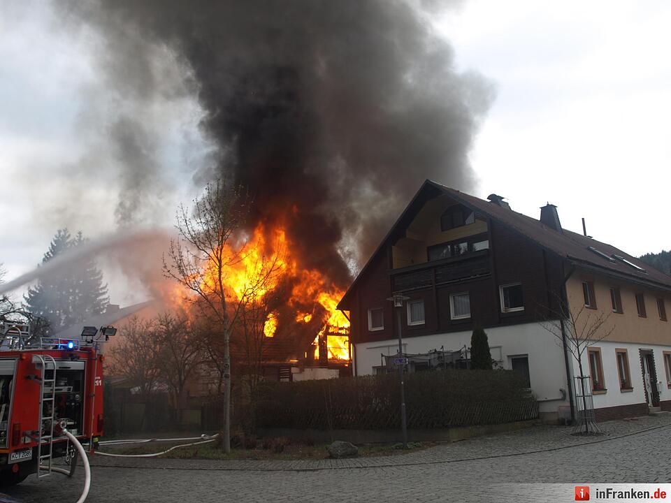 Brand in Steinwiesen