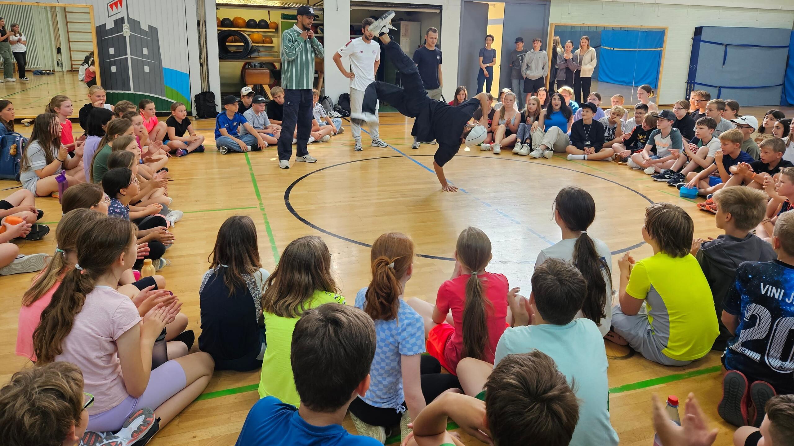 Breakdance auf Französisch