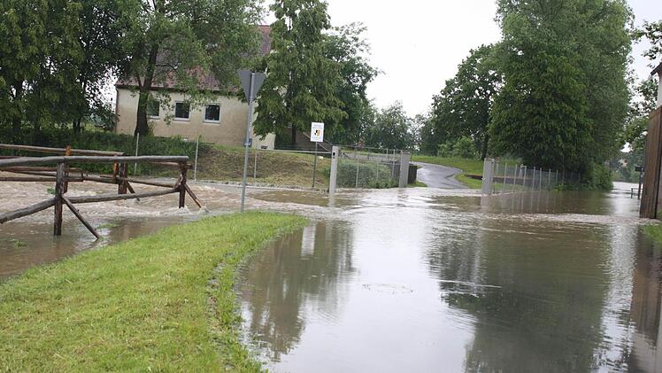 In Voggendorf ist Land unter.