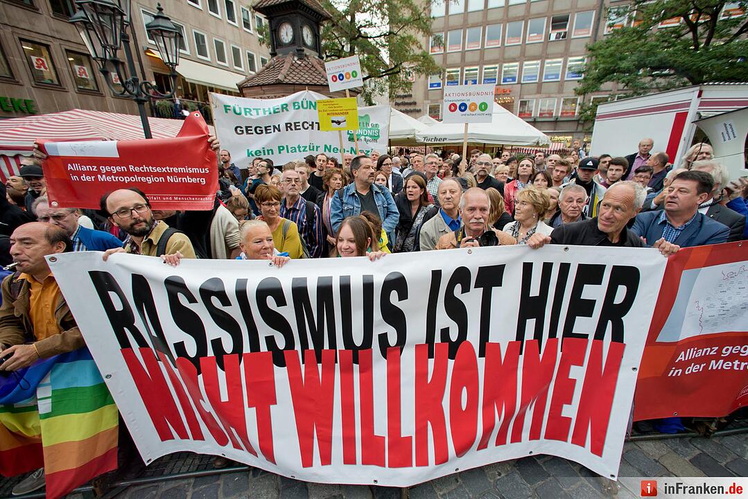 Demo gegen Neonazis in Nürnberg
