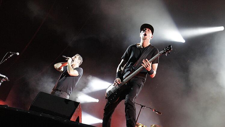 System of a Down am Samstagabend bei Rock im Park Foto: Dominic Buckreus