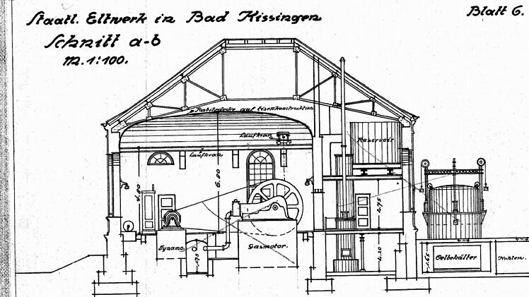 Historische Pläne. Quelle: Staatliches Bauamt