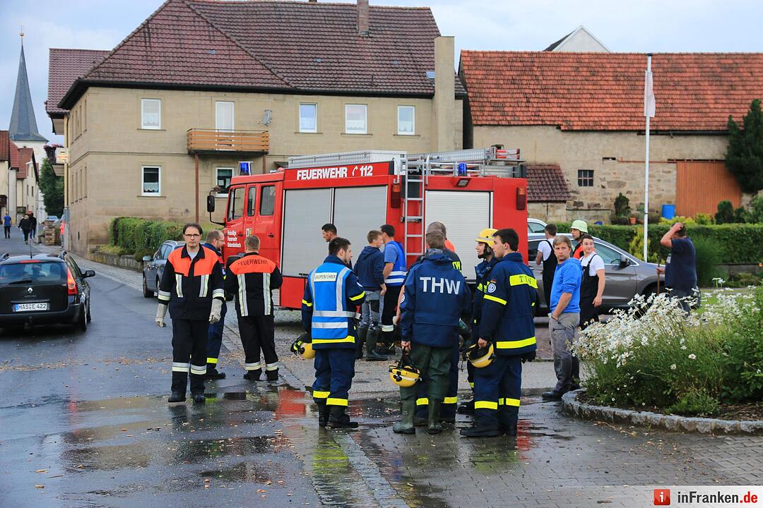 Hochwasser in Rauhenebrach