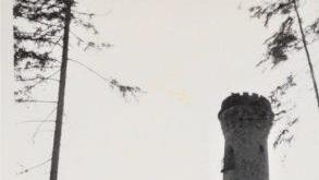 Während bisher der Prinzregententurm von Wald umgeben war, steht er nun einsam, leicht zur Seite geneigt, auf dem völlig kahlen Plateau. Foto: Dieter Seyfarth