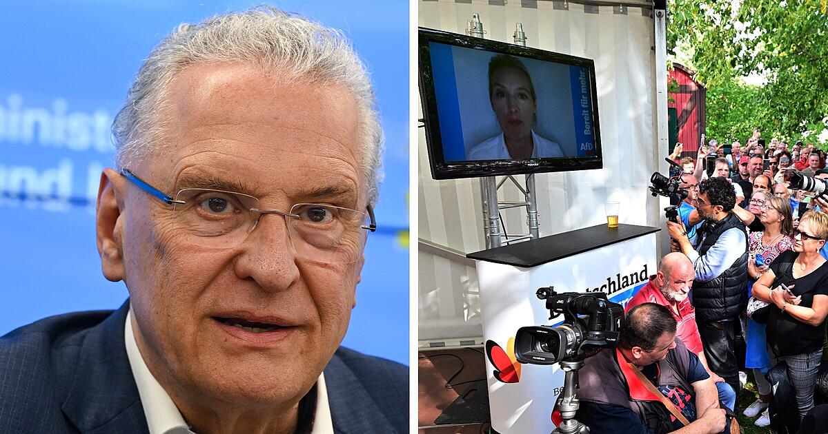 Weidel cancellation in Mödlareuth: Herrmann fires against AfD - 'freely ...