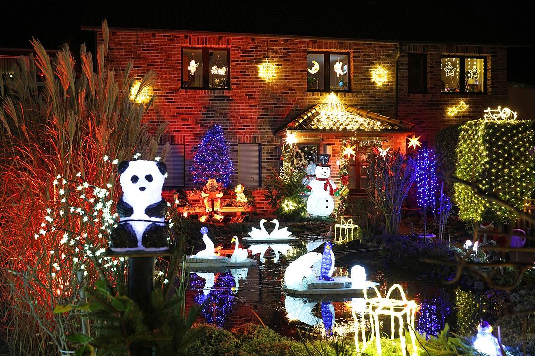 Weihnachtslichterhaus in Gatersleben