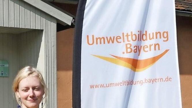 Regina Kleinhenz absolviert bis Ende August ein Freiwilliges Ökologisches Jahr im Schullandheim am Bauersberg.  Foto: Marion Eckert