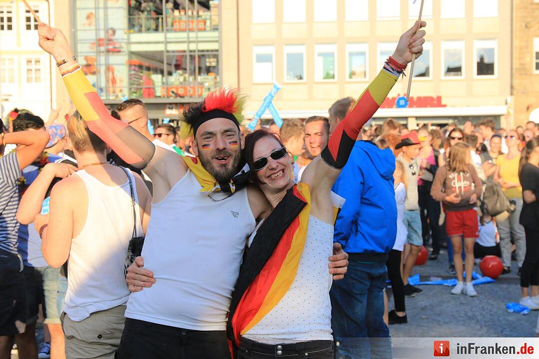 EM-Achtelfinale: Public Viewing in Bamberg