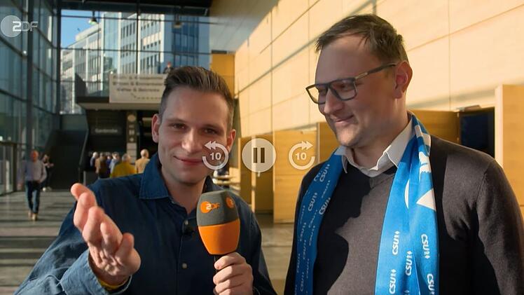"Heute-Show"-Reporter veräppelt fränkischen CSU-Politiker - wegen Dialekt