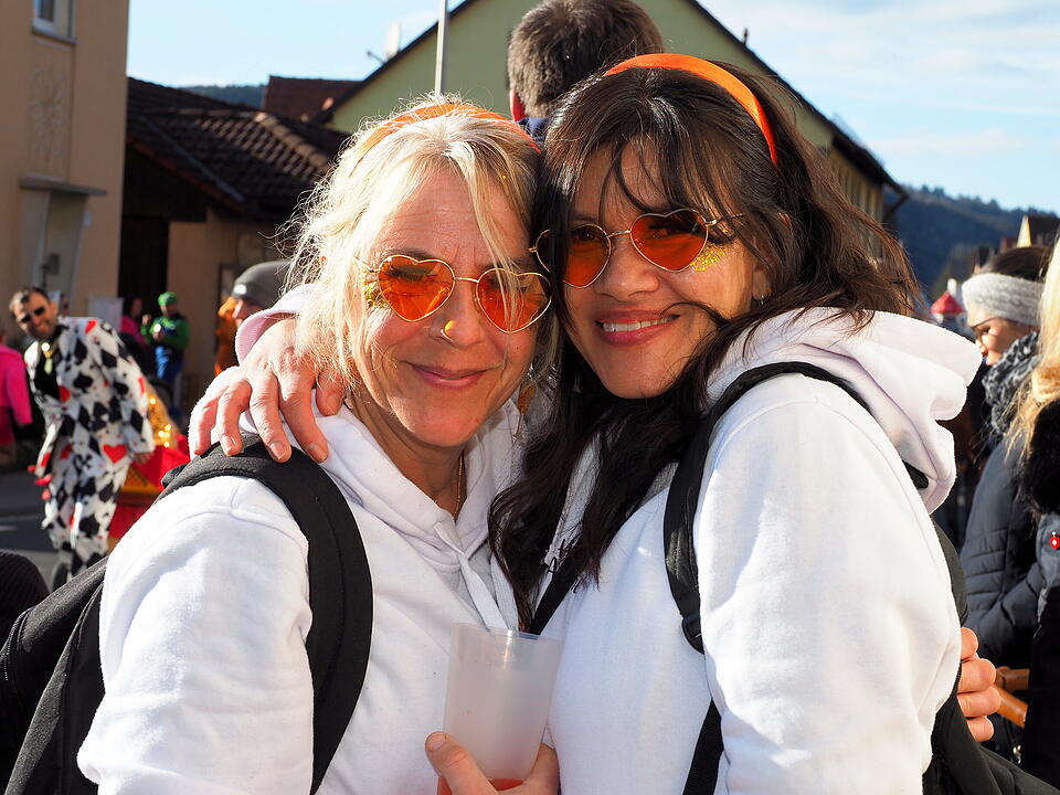 Wildes Faschingstreiben in Steinach an der Saale.