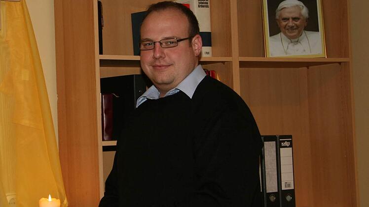 Diakon Norbert Förster (30) war knapp zwei Jahre in der katholischen Pfarrei St. Michael in Stadtsteinach tätig. Am 29. Juni um 9 Uhr wird er im Bamberger Dom zum Priester geweiht. Foto: Sonja Adam