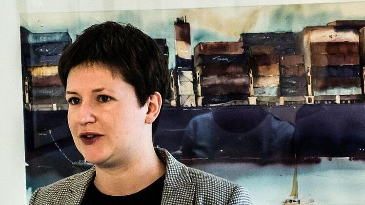"Schöne neue Welt": Impressionen aus der Studioausstellung mit Aquarellen von Marina Abramova im Coburger KunstvereinFoto: Jochen Berger
