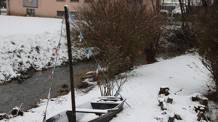 Schnee in Bad Brückenau Foto: Ulrike Müller