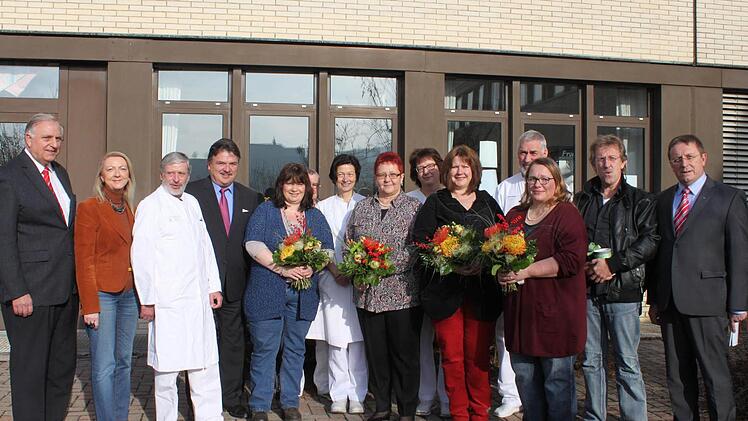Die Mitarbeiter des Klinikums wurden für ihr Dienstjubiläum geehrt.