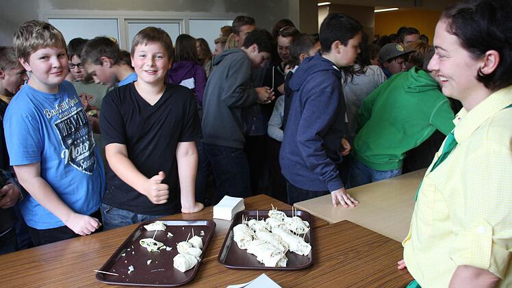 Daumen hoch: Philipp schmeckt's