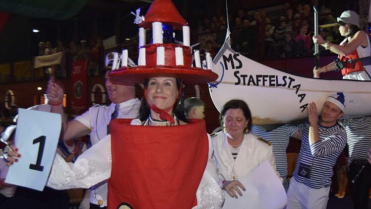 Die MS "Staffelstaaa" mit Startnummer 1 ging auf Kreuzfahrt auf dem Main.Andreas Welz