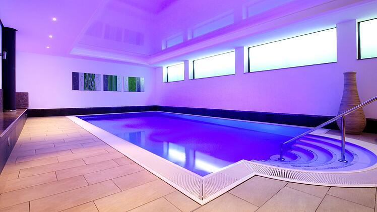 Die Pool-Landschaft im Spa-Bereich ist ein echter Hingucker.