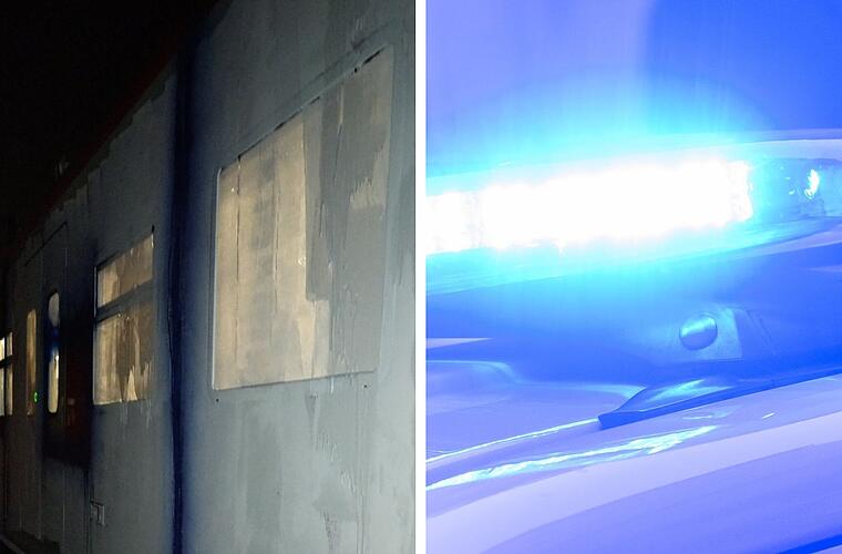 Vandalismus in Bamberg: Zug komplett weiß angestrichen