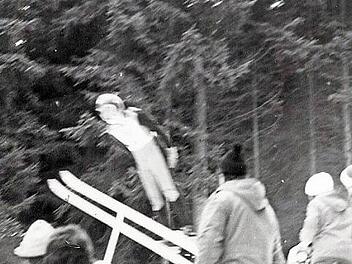 Jeder Sprung auf der Grenzlandschanze in Rothenkirchen war eine Mutprobe.