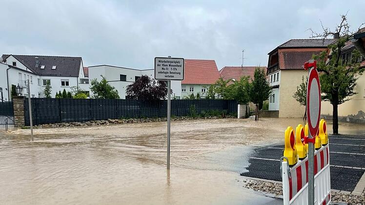 Hochwasser in Wiesentheid