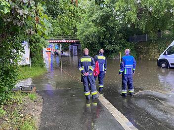 Nach Gewitter in Nürnberg: Unterführung wieder überflutet