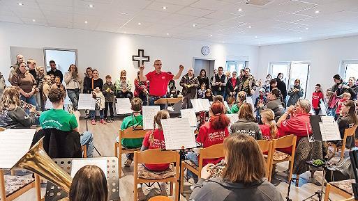 Beim Tag der offenen T&uuml;r des Musik-und Spielmannszugs Forchheim zeigten die jungen Talente ihr K&ouml;nnen.